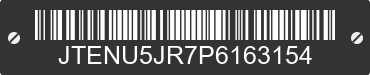2023 TOYOTA 4-Runner JTENU5JR7P6163154 VIN decoded