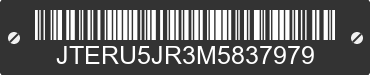 2021 TOYOTA 4-Runner JTERU5JR3M5837979 VIN decoded