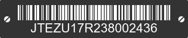 2003 TOYOTA 4-Runner JTEZU17R238002436 VIN decoded