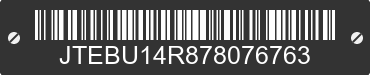 2007 TOYOTA 4Runner JTEBU14R878076763 VIN decoded