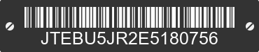 2014 TOYOTA 4Runner JTEBU5JR2E5180756 VIN decoded