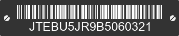 2011 TOYOTA 4Runner JTEBU5JR9B5060321 VIN decoded