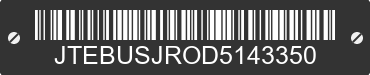 2013 TOYOTA 4Runner JTEBUSJROD5143350 VIN decoded