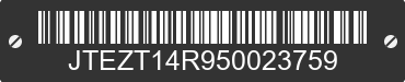 2005 TOYOTA 4Runner JTEZT14R950023759 VIN decoded