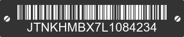 2020 TOYOTA C-HR JTNKHMBX7L1084234 VIN decoded