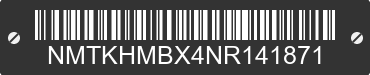 2022 TOYOTA C-HR NMTKHMBX4NR141871 VIN decoded
