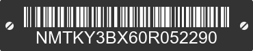 0 TOYOTA C-HR NMTKY3BX60R052290 VIN decoded