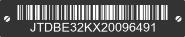 2002 TOYOTA Camry JTDBE32KX20096491 VIN decoded