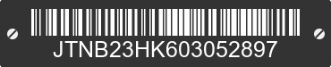 0 TOYOTA Camry JTNB23HK603052897 VIN decoded