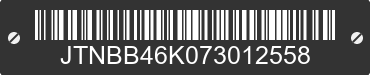 2007 TOYOTA Camry JTNBB46K073012558 VIN decoded
