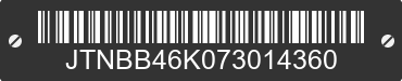 2007 TOYOTA Camry JTNBB46K073014360 VIN decoded