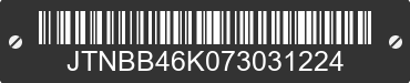 2007 TOYOTA Camry JTNBB46K073031224 VIN decoded