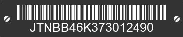 2007 TOYOTA Camry JTNBB46K373012490 VIN decoded