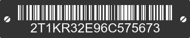 2006 TOYOTA Corolla Matrix 2T1KR32E96C575673 VIN decoded