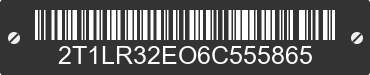 2006 TOYOTA Corolla Matrix 2T1LR32EO6C555865 VIN decoded