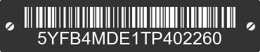 2026 TOYOTA Corolla 5YFB4MDE1TP402260 VIN decoded