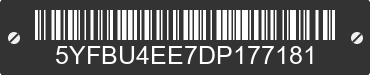 2013 TOYOTA Corolla 5YFBU4EE7DP177181 VIN decoded