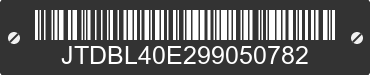 2009 TOYOTA Corolla JTDBL40E299050782 VIN decoded