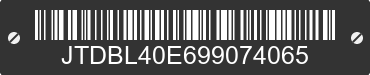 2009 TOYOTA Corolla JTDBL40E699074065 VIN decoded