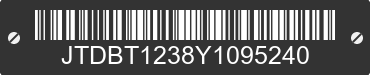 2000 TOYOTA Echo JTDBT1238Y1095240 VIN decoded