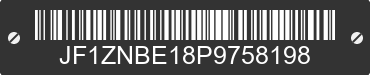 2023 TOYOTA GR86 JF1ZNBE18P9758198 VIN decoded
