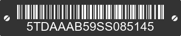 2025 TOYOTA Grand Highlander 5TDAAAB59SS085145 VIN decoded