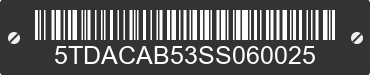 2025 TOYOTA Grand Highlander 5TDACAB53SS060025 VIN decoded