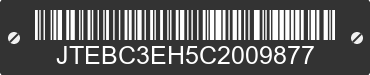 2012 TOYOTA Highlander JTEBC3EH5C2009877 VIN decoded