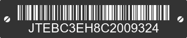 2012 TOYOTA Highlander JTEBC3EH8C2009324 VIN decoded