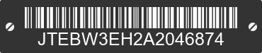 2010 TOYOTA Highlander JTEBW3EH2A2046874 VIN decoded
