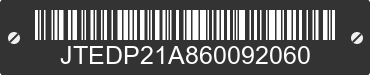 2006 TOYOTA Highlander JTEDP21A860092060 VIN decoded