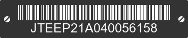 2004 TOYOTA Highlander JTEEP21A040056158 VIN decoded