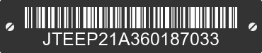 2006 TOYOTA Highlander JTEEP21A360187033 VIN decoded