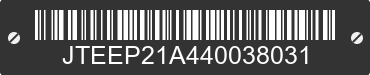 2004 TOYOTA Highlander JTEEP21A440038031 VIN decoded