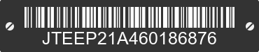 2006 TOYOTA Highlander JTEEP21A460186876 VIN decoded
