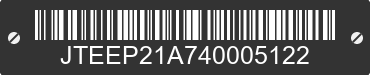 2004 TOYOTA Highlander JTEEP21A740005122 VIN decoded