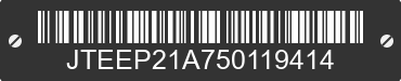 2005 TOYOTA Highlander JTEEP21A750119414 VIN decoded