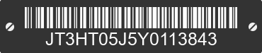 2000 TOYOTA Land Cruiser JT3HT05J5Y0113843 VIN decoded