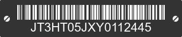 2000 TOYOTA Land Cruiser JT3HT05JXY0112445 VIN decoded