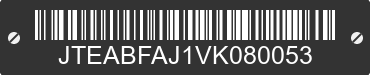 2027 TOYOTA Land Cruiser JTEABFAJ1VK080053 VIN decoded