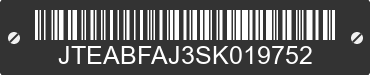 2025 TOYOTA Land Cruiser JTEABFAJ3SK019752 VIN decoded
