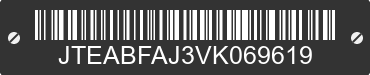 2027 TOYOTA Land Cruiser JTEABFAJ3VK069619 VIN decoded