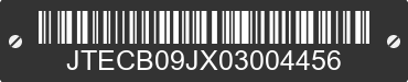 0 TOYOTA Land Cruiser JTECB09JX03004456 VIN decoded