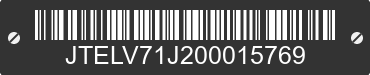 0 TOYOTA Land Cruiser JTELV71J200015769 VIN decoded