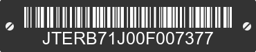 0 TOYOTA LAND CRUISER JTERB71J00F007377 VIN decoded