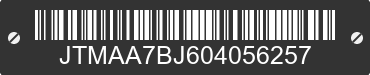 0 TOYOTA Land Cruiser JTMAA7BJ604056257 VIN decoded