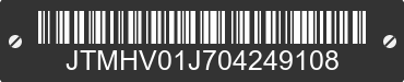0 TOYOTA Land Cruiser JTMHV01J704249108 VIN decoded