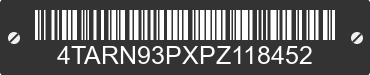 1993 TOYOTA Pick-Up 4TARN93PXPZ118452 VIN decoded