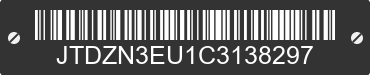 2012 TOYOTA Prius V JTDZN3EU1C3138297 VIN decoded