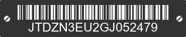 2016 TOYOTA Prius V JTDZN3EU2GJ052479 VIN decoded